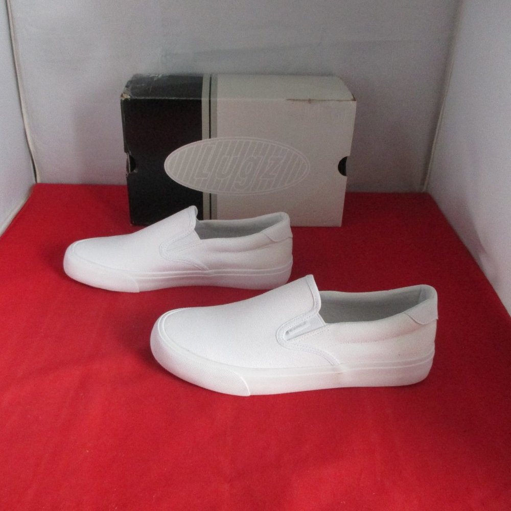 LUGZ Women's Clipper Slip-on Sneaker - White - US Size 8 M  -  #639